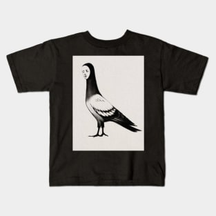 pigeon body Kids T-Shirt